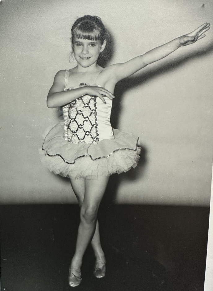 Ms. Diane as a dance student