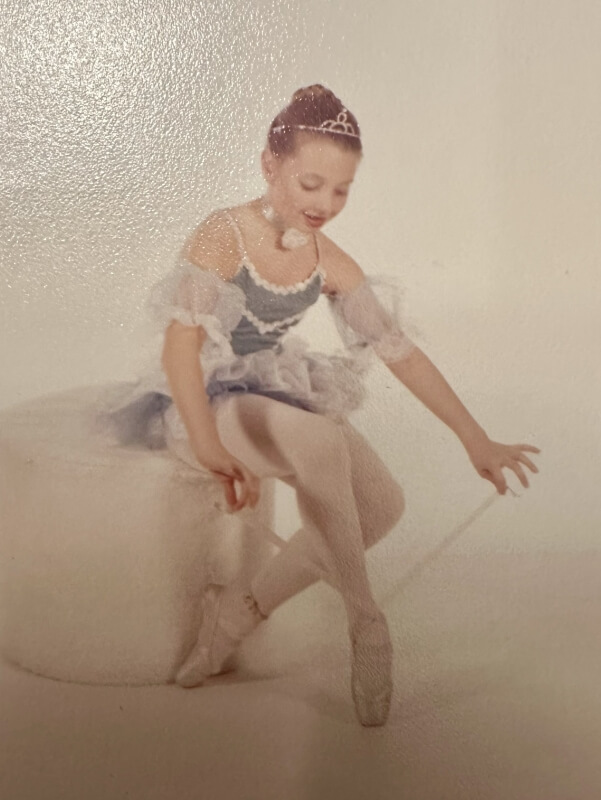 Ms Keira as a student